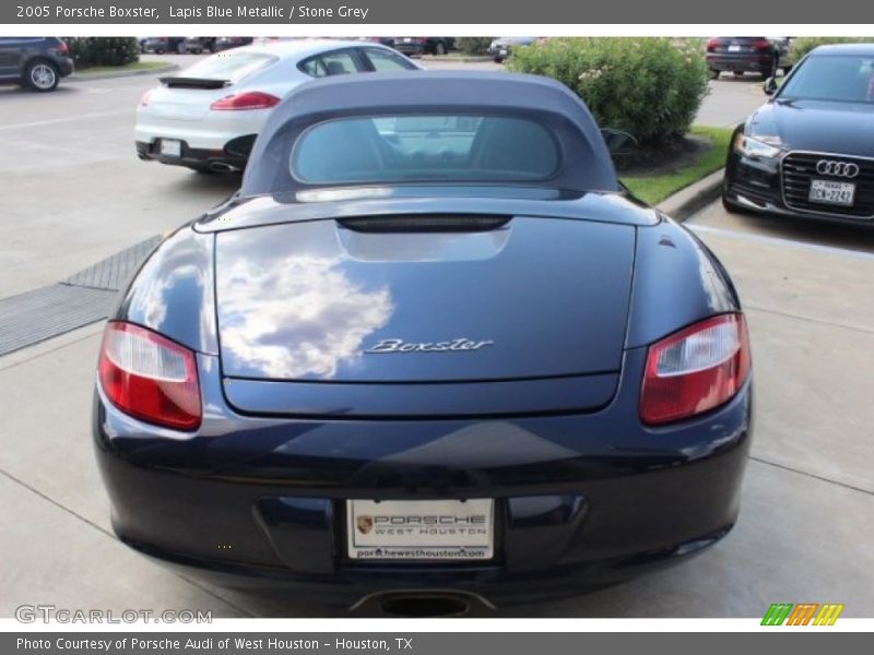 Lapis Blue Metallic / Stone Grey 2005 Porsche Boxster