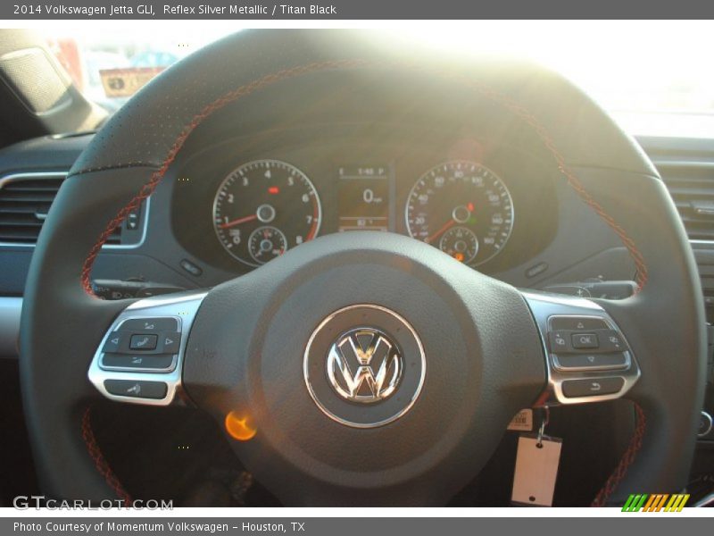 Reflex Silver Metallic / Titan Black 2014 Volkswagen Jetta GLI
