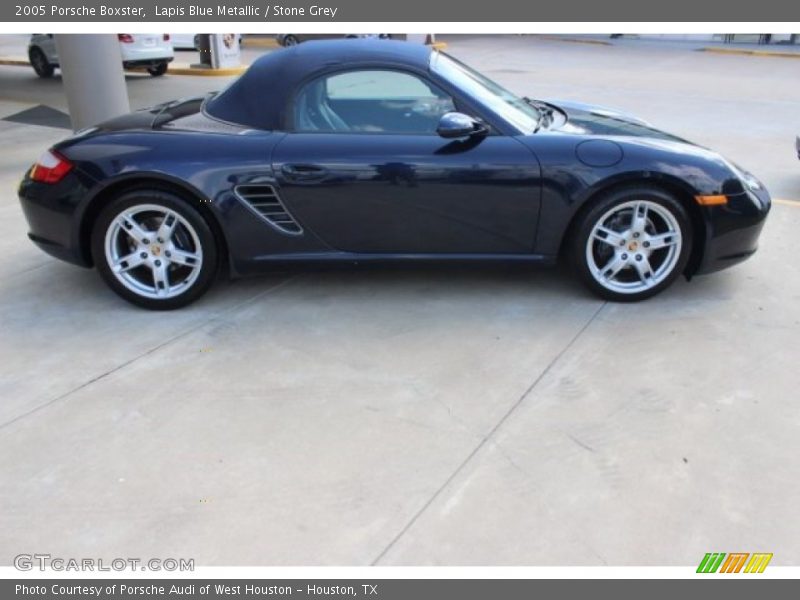 Lapis Blue Metallic / Stone Grey 2005 Porsche Boxster