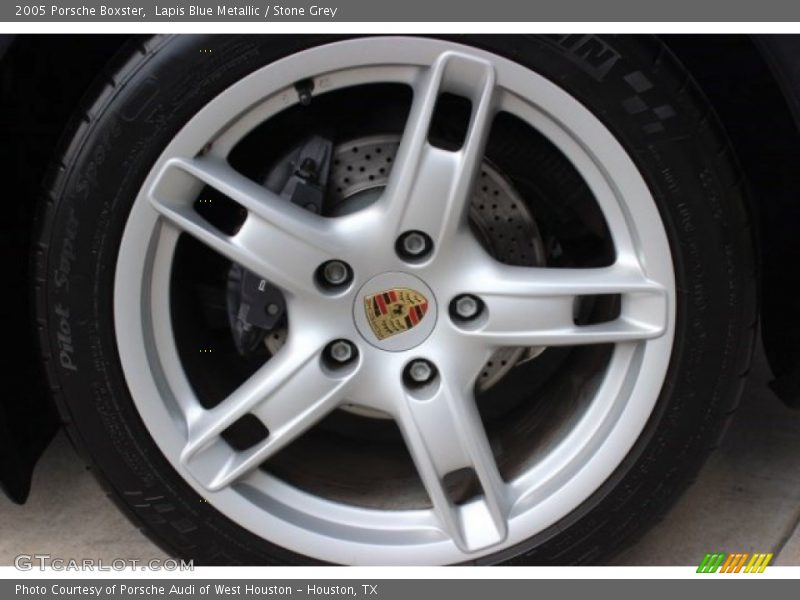Lapis Blue Metallic / Stone Grey 2005 Porsche Boxster