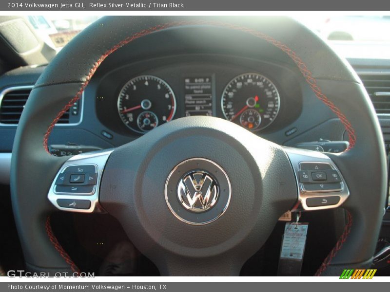 Reflex Silver Metallic / Titan Black 2014 Volkswagen Jetta GLI