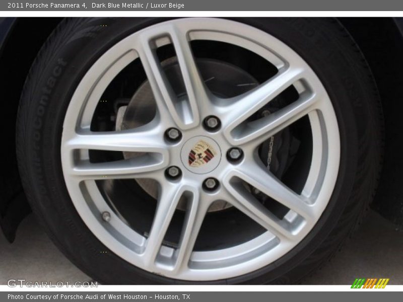 Dark Blue Metallic / Luxor Beige 2011 Porsche Panamera 4