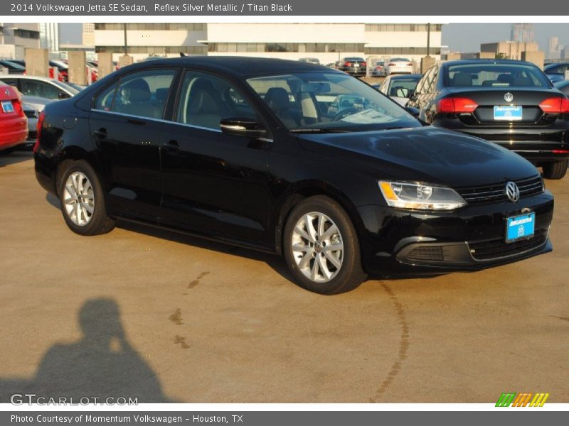 Reflex Silver Metallic / Titan Black 2014 Volkswagen Jetta SE Sedan