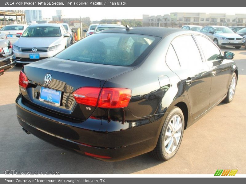 Reflex Silver Metallic / Titan Black 2014 Volkswagen Jetta SE Sedan