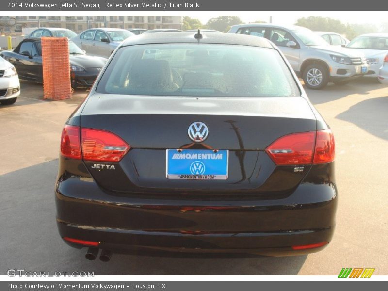 Reflex Silver Metallic / Titan Black 2014 Volkswagen Jetta SE Sedan