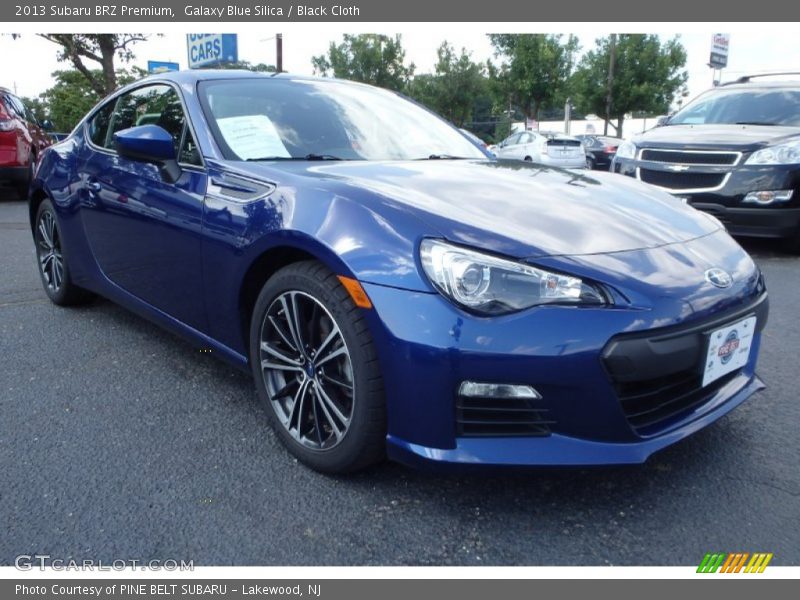 Galaxy Blue Silica / Black Cloth 2013 Subaru BRZ Premium