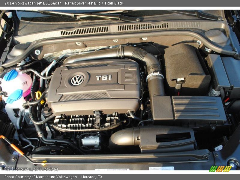 Reflex Silver Metallic / Titan Black 2014 Volkswagen Jetta SE Sedan