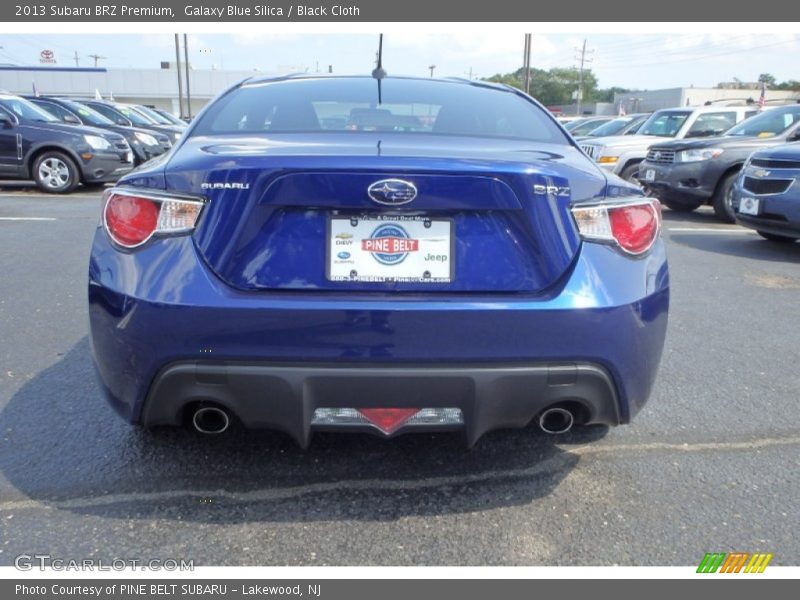 Galaxy Blue Silica / Black Cloth 2013 Subaru BRZ Premium