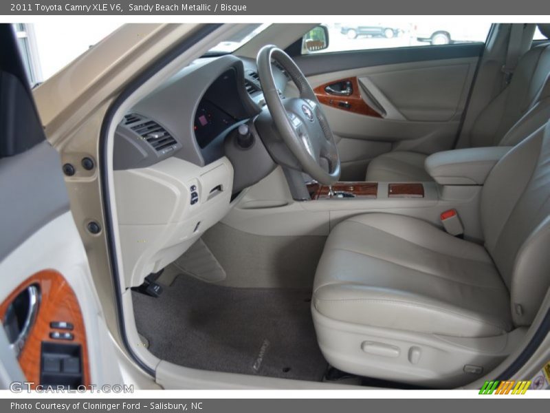 Sandy Beach Metallic / Bisque 2011 Toyota Camry XLE V6