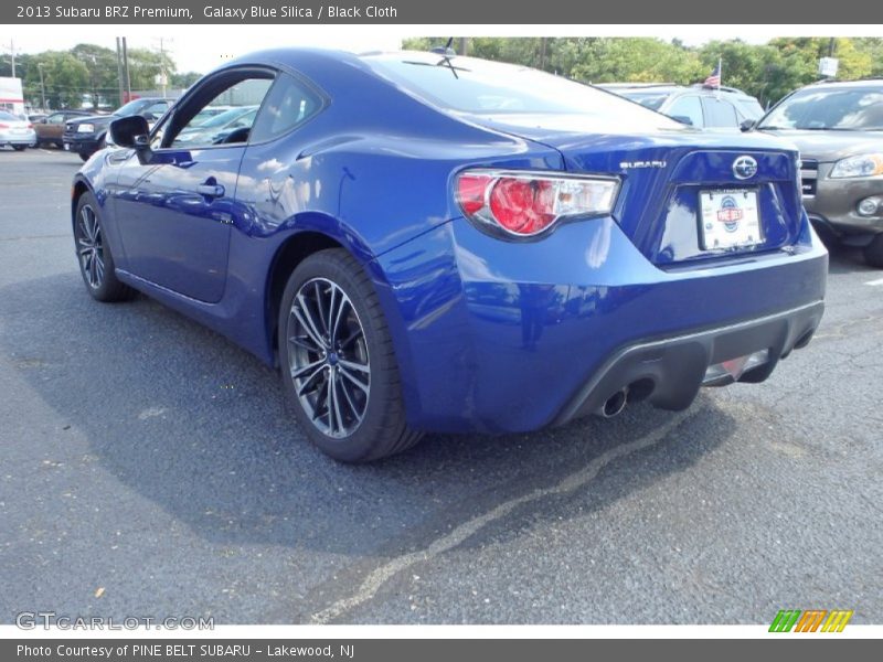 Galaxy Blue Silica / Black Cloth 2013 Subaru BRZ Premium