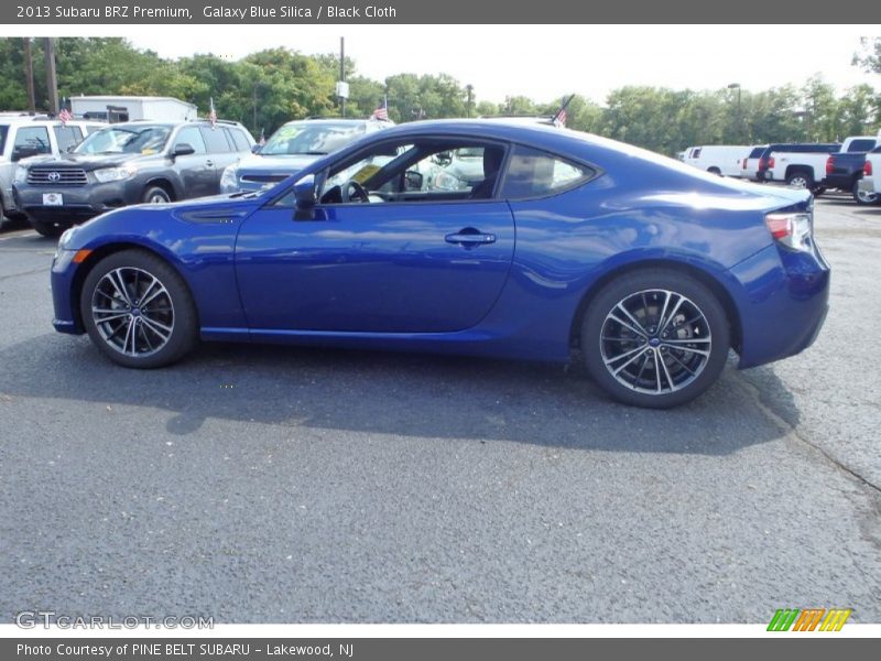Galaxy Blue Silica / Black Cloth 2013 Subaru BRZ Premium