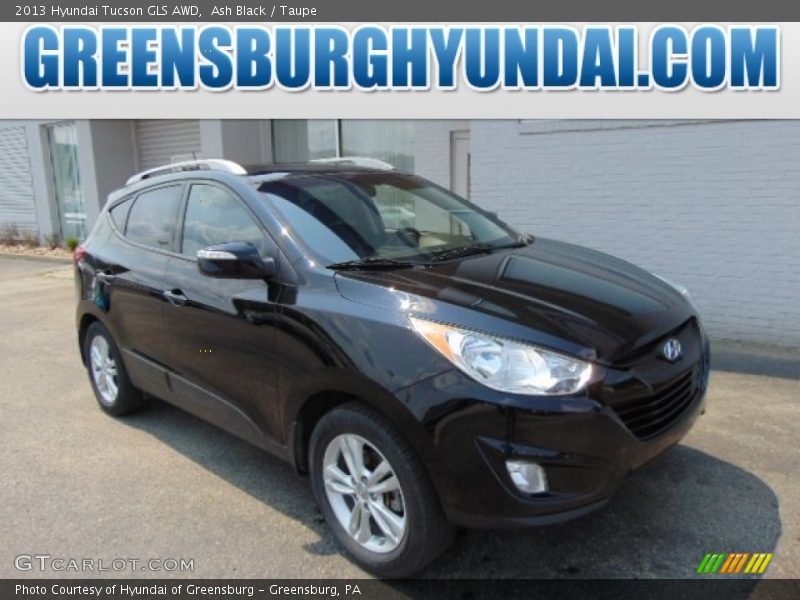 Ash Black / Taupe 2013 Hyundai Tucson GLS AWD