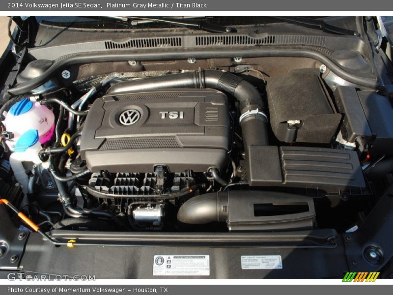 Platinum Gray Metallic / Titan Black 2014 Volkswagen Jetta SE Sedan