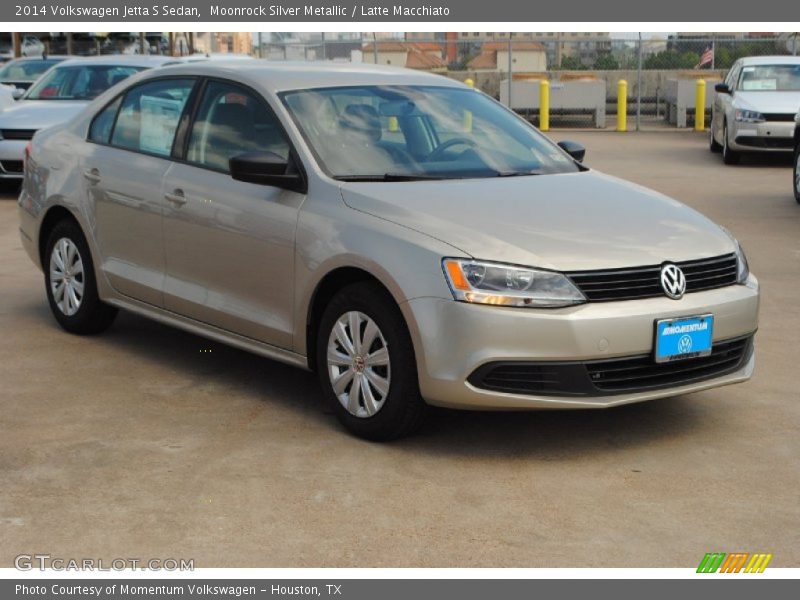 Moonrock Silver Metallic / Latte Macchiato 2014 Volkswagen Jetta S Sedan