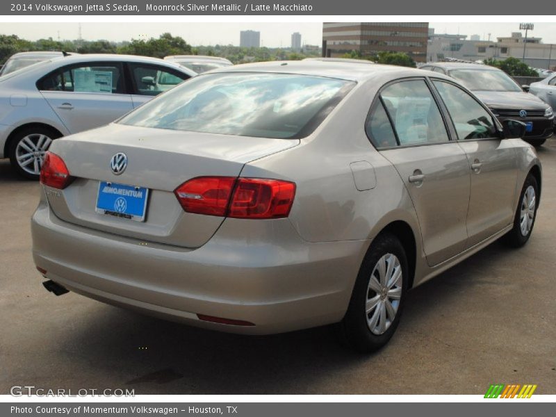 Moonrock Silver Metallic / Latte Macchiato 2014 Volkswagen Jetta S Sedan