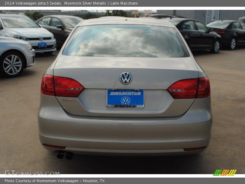 Moonrock Silver Metallic / Latte Macchiato 2014 Volkswagen Jetta S Sedan