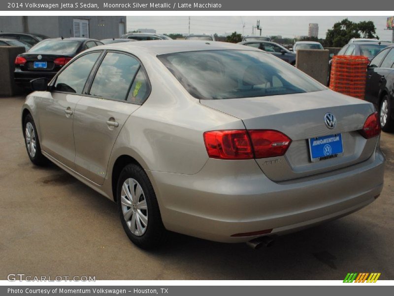 Moonrock Silver Metallic / Latte Macchiato 2014 Volkswagen Jetta S Sedan