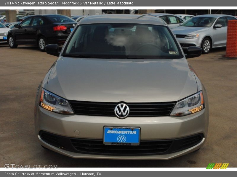 Moonrock Silver Metallic / Latte Macchiato 2014 Volkswagen Jetta S Sedan