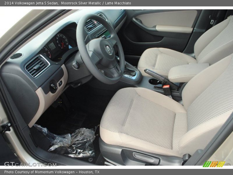 Moonrock Silver Metallic / Latte Macchiato 2014 Volkswagen Jetta S Sedan