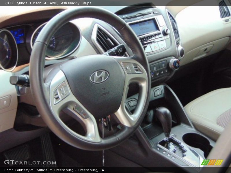 Ash Black / Taupe 2013 Hyundai Tucson GLS AWD