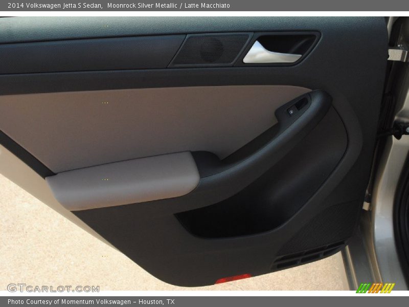 Moonrock Silver Metallic / Latte Macchiato 2014 Volkswagen Jetta S Sedan