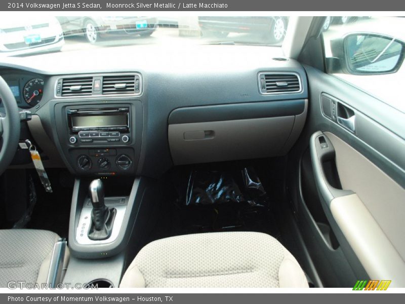 Moonrock Silver Metallic / Latte Macchiato 2014 Volkswagen Jetta S Sedan
