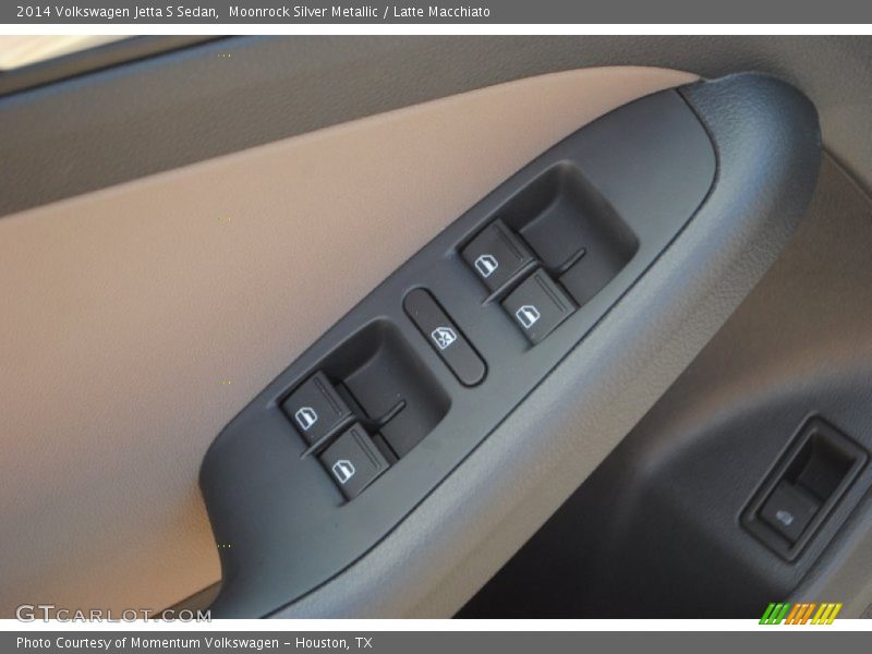 Moonrock Silver Metallic / Latte Macchiato 2014 Volkswagen Jetta S Sedan