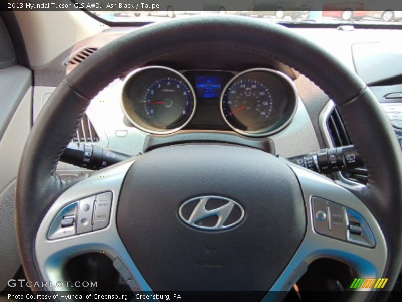 Ash Black / Taupe 2013 Hyundai Tucson GLS AWD