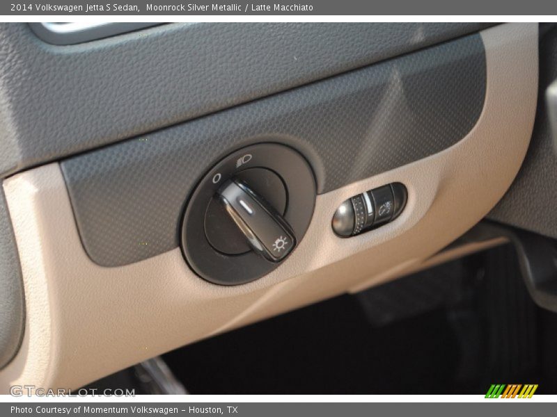 Moonrock Silver Metallic / Latte Macchiato 2014 Volkswagen Jetta S Sedan