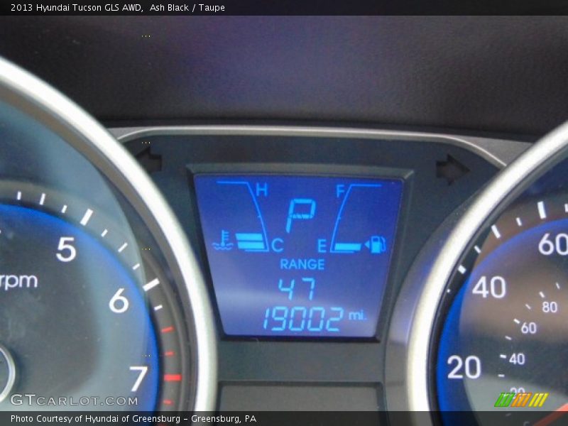 Ash Black / Taupe 2013 Hyundai Tucson GLS AWD