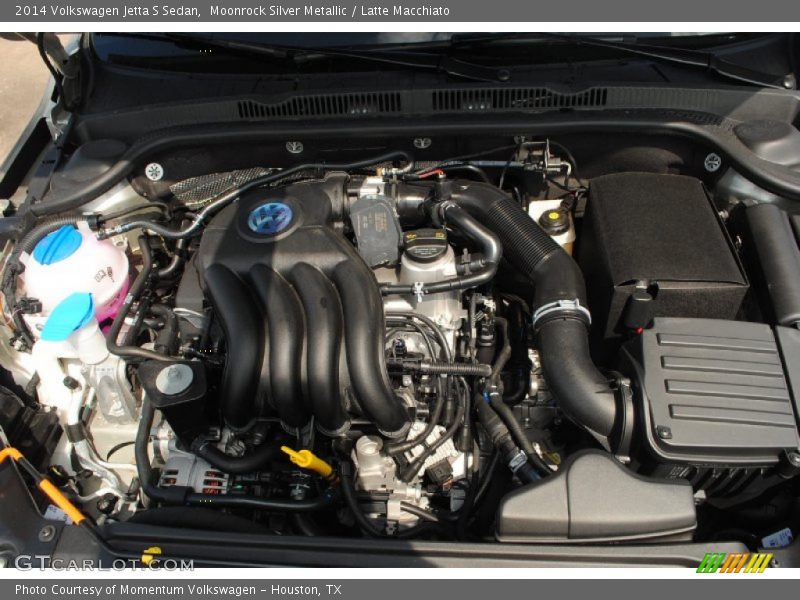 Moonrock Silver Metallic / Latte Macchiato 2014 Volkswagen Jetta S Sedan