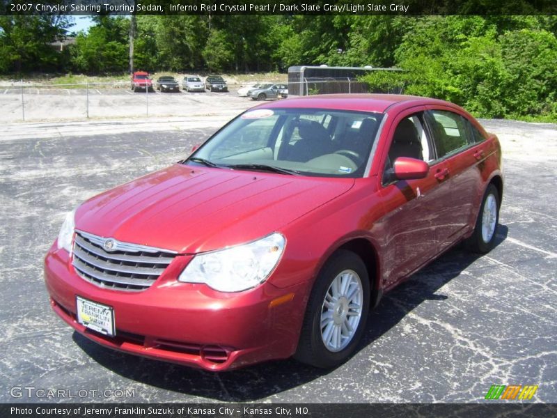 Inferno Red Crystal Pearl / Dark Slate Gray/Light Slate Gray 2007 Chrysler Sebring Touring Sedan