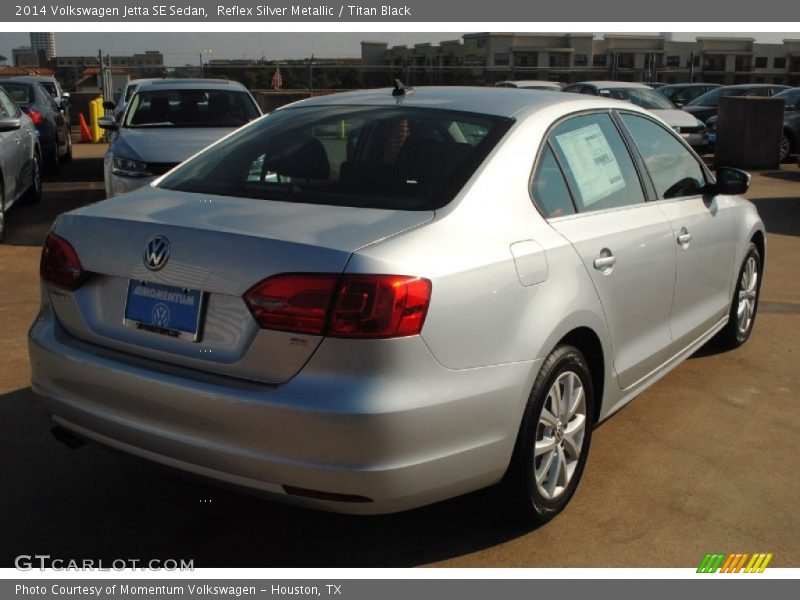 Reflex Silver Metallic / Titan Black 2014 Volkswagen Jetta SE Sedan