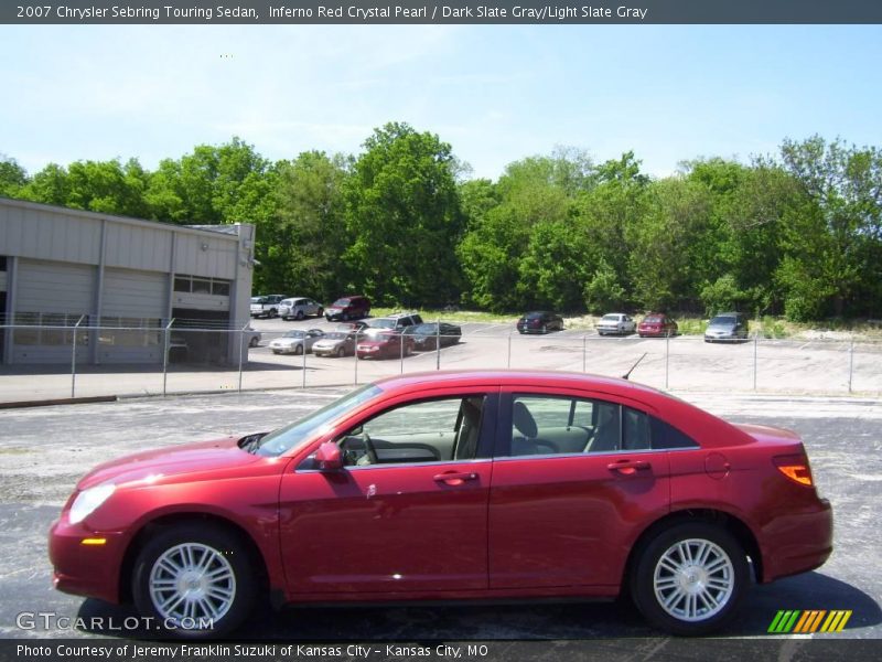 Inferno Red Crystal Pearl / Dark Slate Gray/Light Slate Gray 2007 Chrysler Sebring Touring Sedan