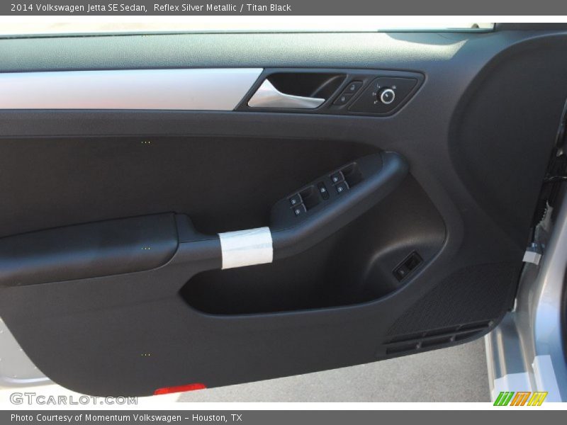 Reflex Silver Metallic / Titan Black 2014 Volkswagen Jetta SE Sedan