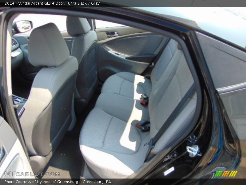 Ultra Black / Gray 2014 Hyundai Accent GLS 4 Door
