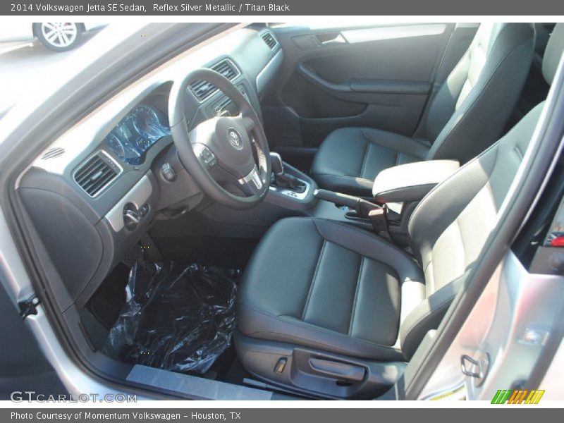 Reflex Silver Metallic / Titan Black 2014 Volkswagen Jetta SE Sedan