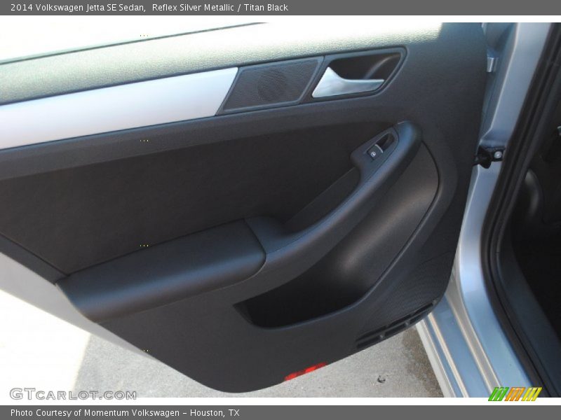 Reflex Silver Metallic / Titan Black 2014 Volkswagen Jetta SE Sedan