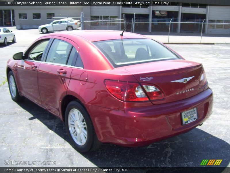 Inferno Red Crystal Pearl / Dark Slate Gray/Light Slate Gray 2007 Chrysler Sebring Touring Sedan
