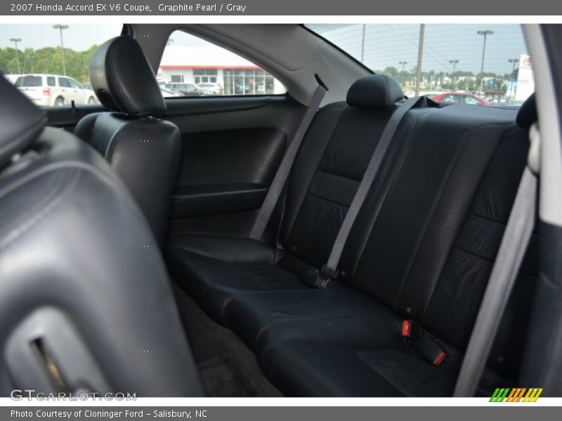 Graphite Pearl / Gray 2007 Honda Accord EX V6 Coupe