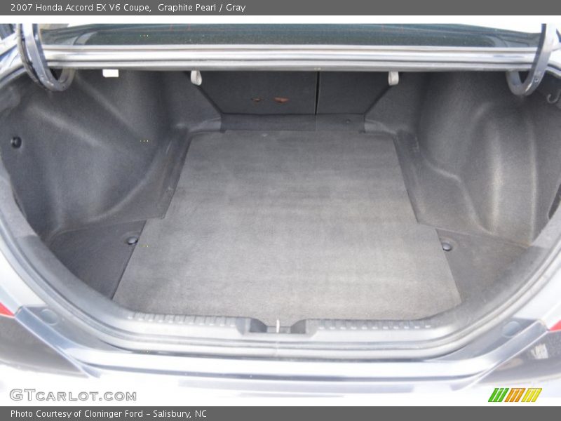 Graphite Pearl / Gray 2007 Honda Accord EX V6 Coupe