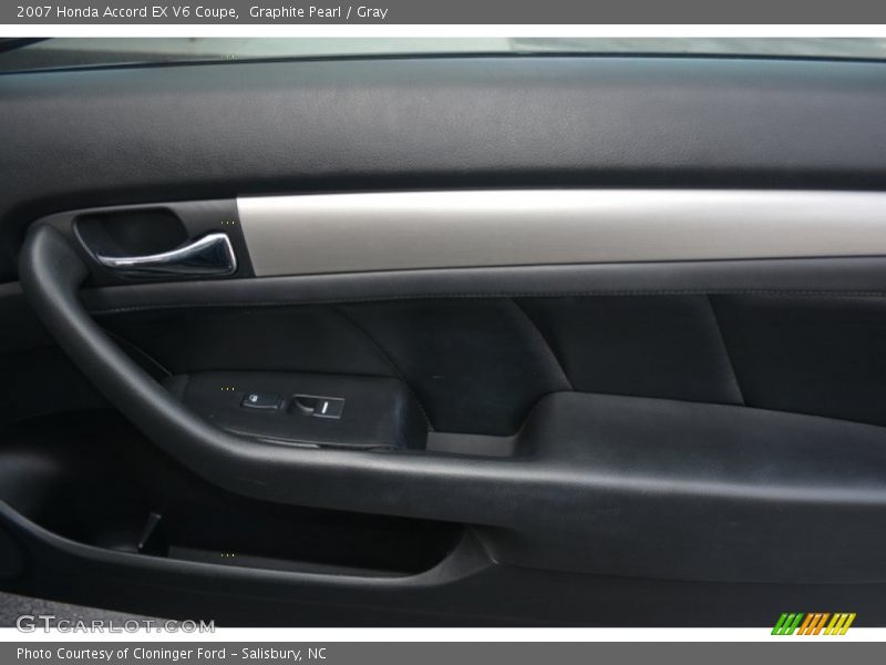 Graphite Pearl / Gray 2007 Honda Accord EX V6 Coupe