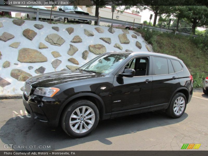 Jet Black / Black 2014 BMW X3 xDrive28i