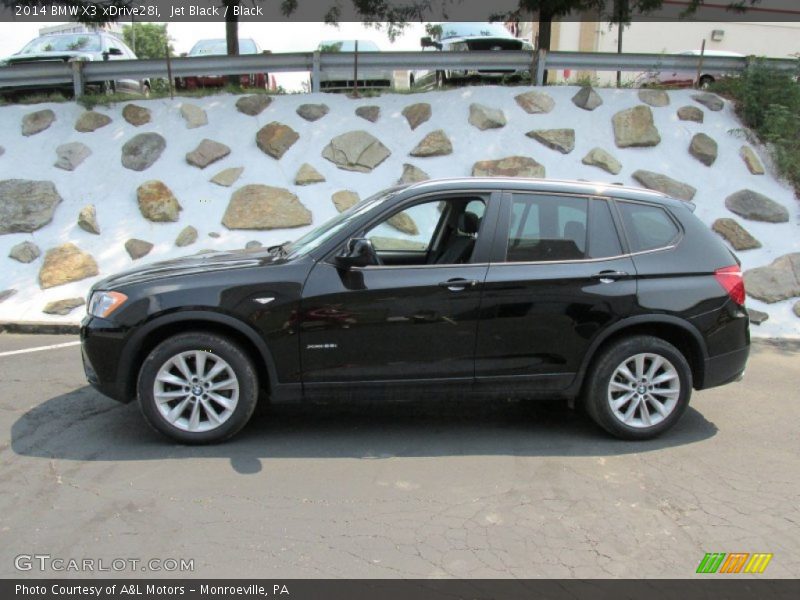 Jet Black / Black 2014 BMW X3 xDrive28i