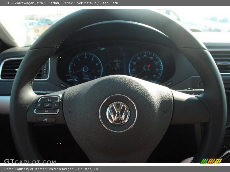 Reflex Silver Metallic / Titan Black 2014 Volkswagen Jetta SE Sedan