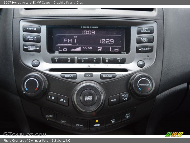 Graphite Pearl / Gray 2007 Honda Accord EX V6 Coupe