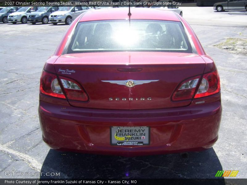 Inferno Red Crystal Pearl / Dark Slate Gray/Light Slate Gray 2007 Chrysler Sebring Touring Sedan