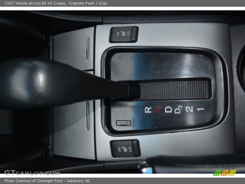 Graphite Pearl / Gray 2007 Honda Accord EX V6 Coupe