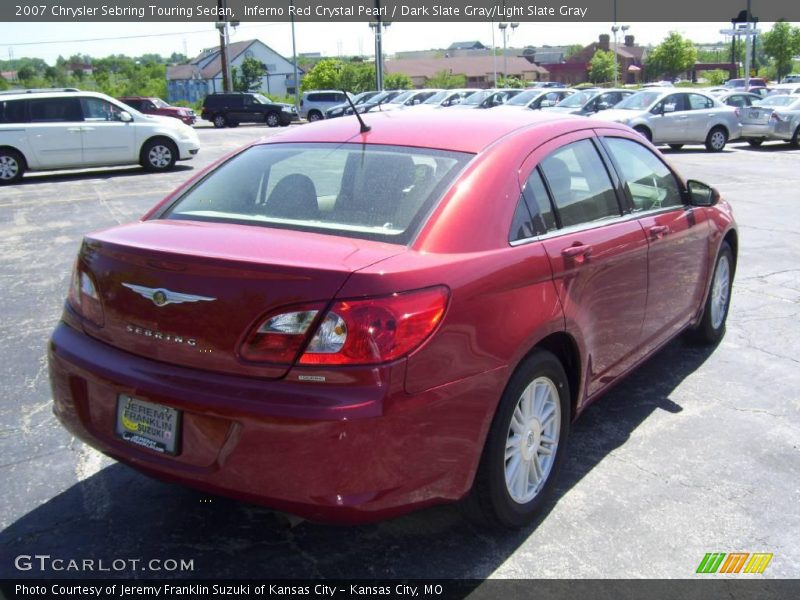 Inferno Red Crystal Pearl / Dark Slate Gray/Light Slate Gray 2007 Chrysler Sebring Touring Sedan