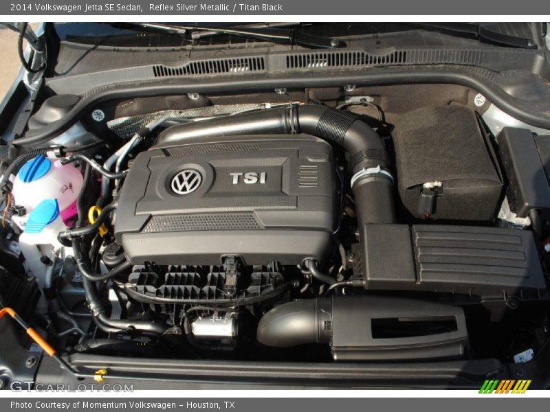 Reflex Silver Metallic / Titan Black 2014 Volkswagen Jetta SE Sedan